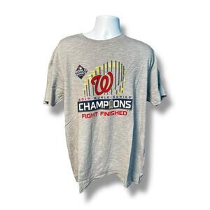 MLB Washington Nationals 2019 World Series Champions Fight Finished T-shirt XL